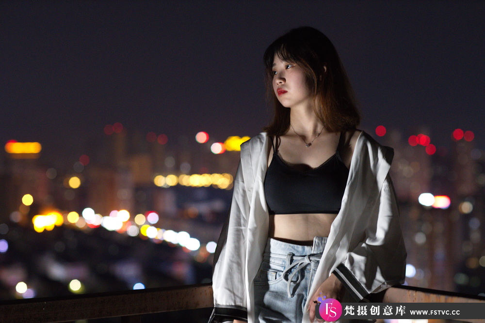 图片[3]-想练修图没有原片？夜景美女小姐姐RAW写真原图来了！-梵摄创意库