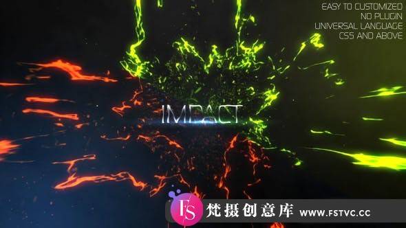 [文字标题]AE模板-文字宣传片头AE模板下载 Impact – Cinematic Titles-梵摄创意库
