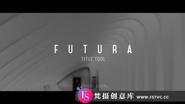 图片[2]-[文字标题]科技感文字标题动画AE模板- Futura Title Tool-梵摄创意库