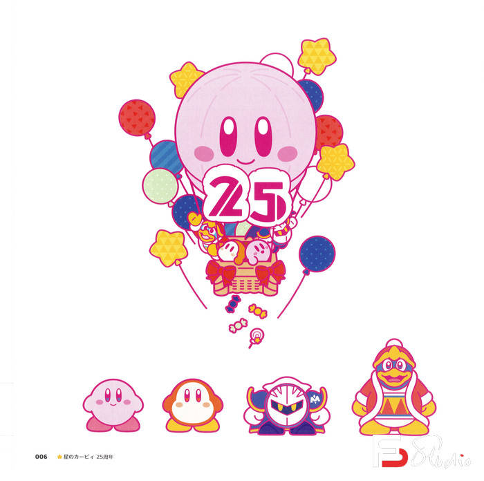 YH400- 星之卡比 Kirby 25周年设定集-游戏设定-785M-275P