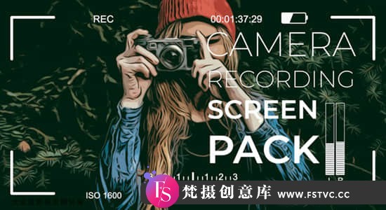 [FCPX 插件]21个摄像机手机录制拍摄取景框特效FCPX插件 Camera Display PACK - 梵摄创意库-梵摄创意库