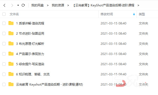 图片[4]-云尚教育Keyshot产品渲染后期进阶课程【第一期2020年5月】-梵摄创意库