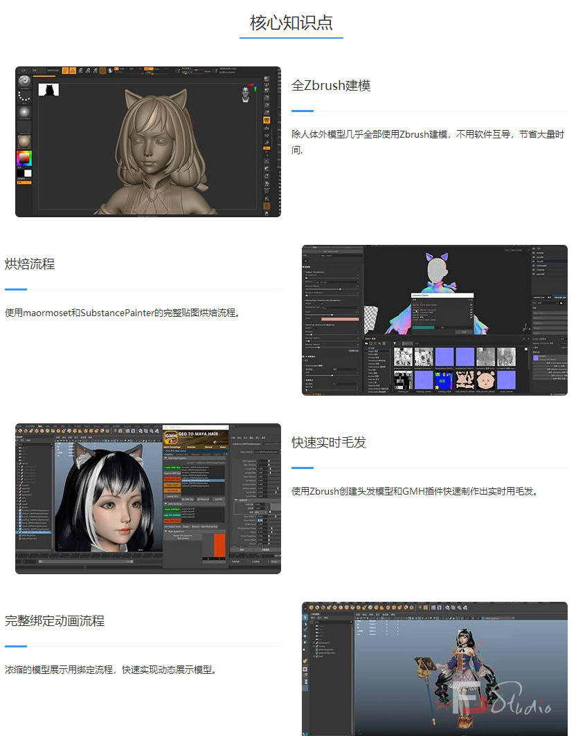 图片[2]-卡通美少女凯露实时三维静帧全流程案例教学【画质高清有素材】-梵摄创意库