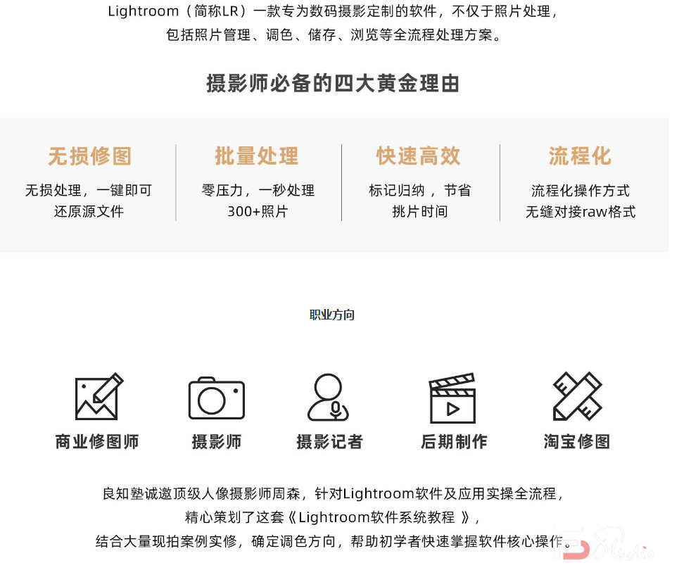 图片[2]-【良知塾】 Lightroom系统教程【画质高清有素材】-梵摄创意库