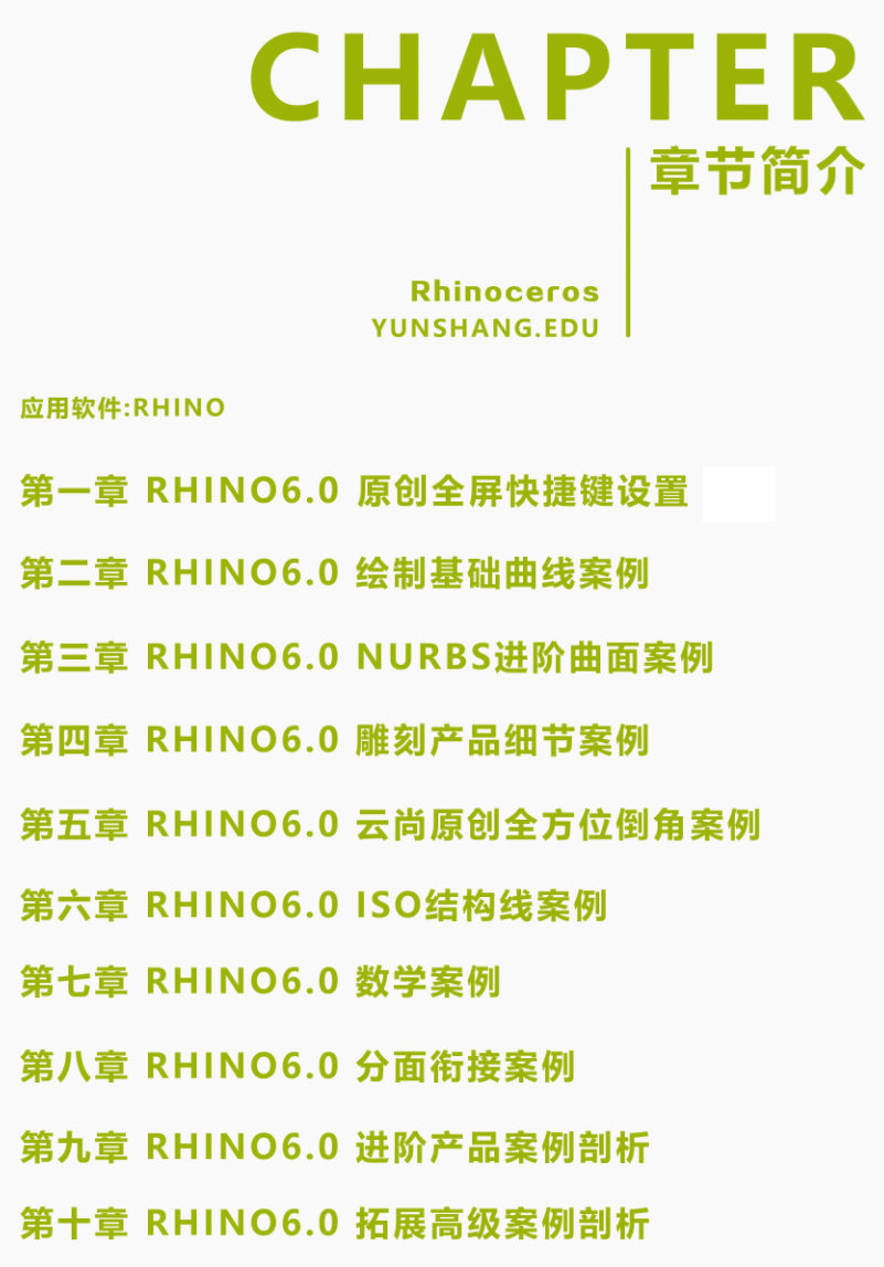 图片[2]-【云尚】Rhino犀牛全屏快捷键建模 · 基础课程【画质高清有素材】-梵摄创意库