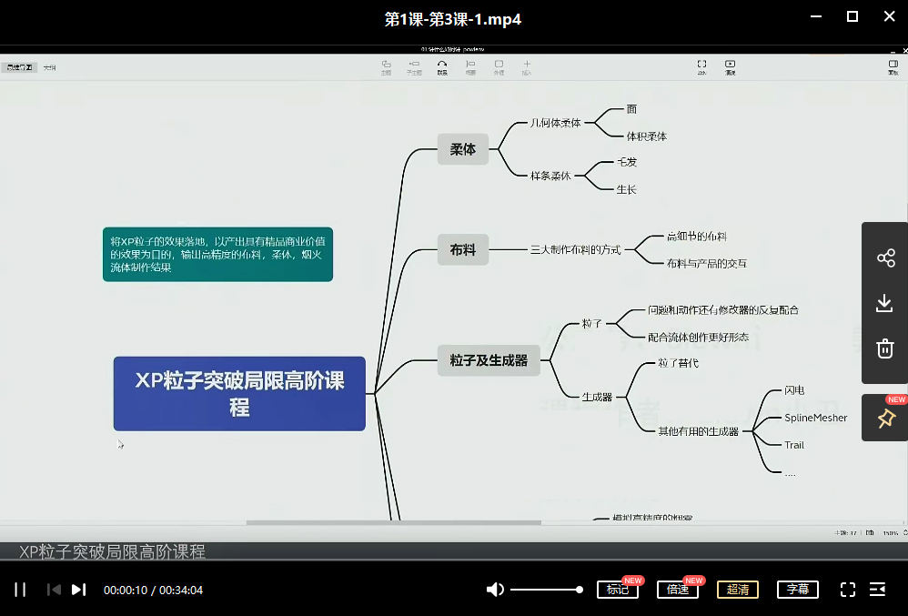 图片[3]-【缺课】小丑xp粒子2021突破局限高阶C4D教学【画质高清有部分素材】-梵摄创意库