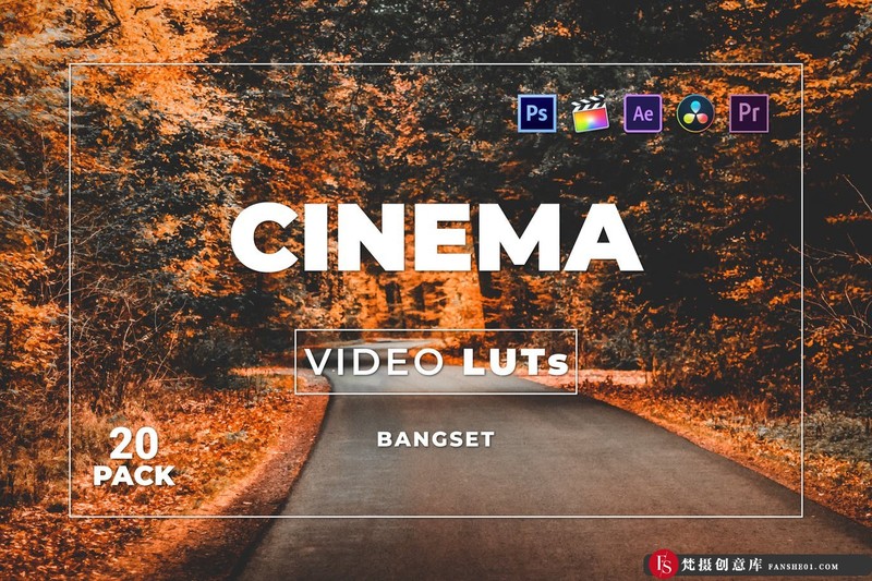 LUT预设-微电影短视频Vlog调色LUT预设第20季BangsetCinemaPack20-梵摄创意库