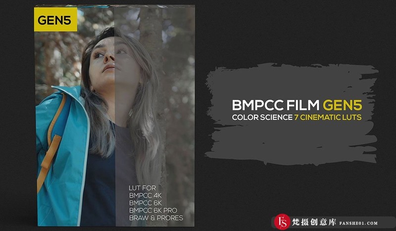 适用于BMPCC6K电影胶片调色LUT预设BMPCCFilmGen5Lut预设