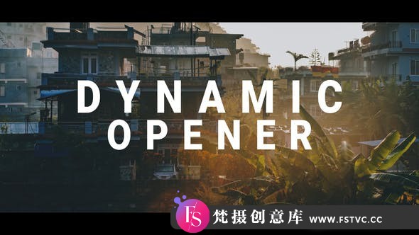 [Premiere预设]PR预设-文字图片快闪片头 Dynamic Motion Opener-梵摄创意库