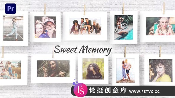 [Premiere模板]PR模板-甜蜜假期旅行回忆家庭相册模板 Sweet Memories - 梵摄创意库-梵摄创意库