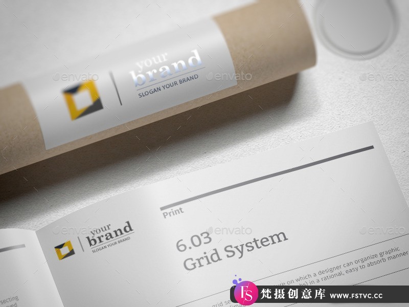 图片[8]-[VI设计,]公司业务广告品牌手册PSD模板素材BrandManualV964-梵摄创意库