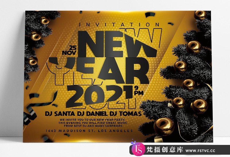 [创意设计]DJ酒吧2021海报-梵摄创意库