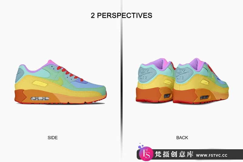 图片[2]-[PS样机模型]NikeAirMax90鞋子模型PSD样机模板-梵摄创意库