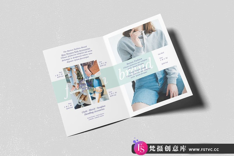 图片[4]-[促销海报]时装店宣传推广双折小册子PSD模板FashionStoreBifoldBrochure-梵摄创意库