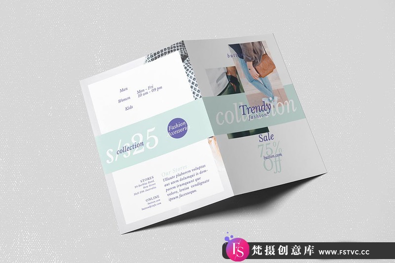 图片[6]-[促销海报]时装店宣传推广双折小册子PSD模板FashionStoreBifoldBrochure-梵摄创意库