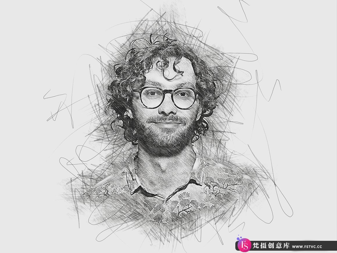 图片[8]-[中文版动作]手绘艺术动作 Hand Drawn Art Photoshop Action(附视频教程)中文版支持2021-梵摄创意库