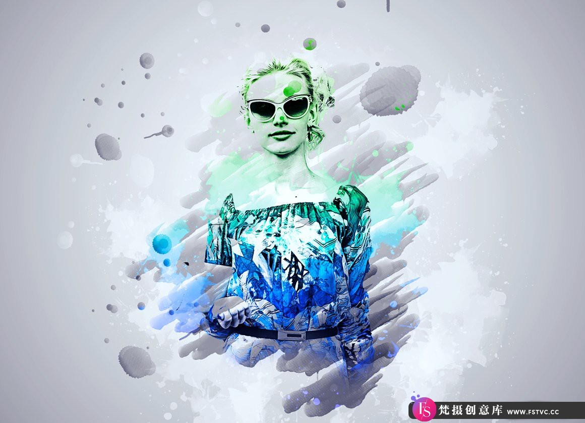 图片[4]-[PS动作下载]波普艺术矢量海报绘画效果PS动作 Pro Pop Art Photoshop Action-梵摄创意库