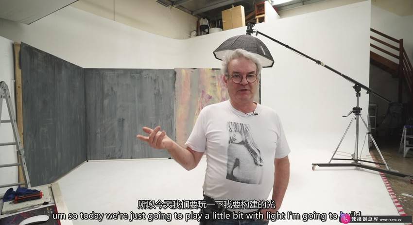 Peter Coulson-一种设置拍摄多种风格写真人像教程-中英字幕-梵摄创意库