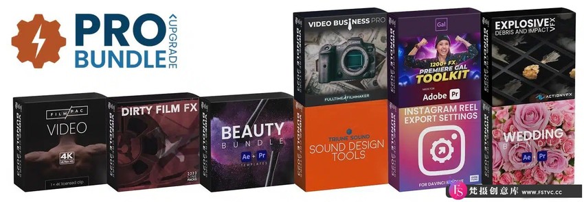 视频创作者拍摄剪辑预设完整包 5DayDeal-Video Creators Bundle 2023