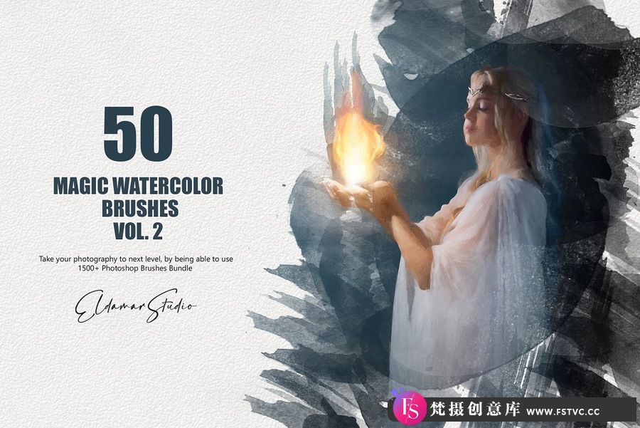 图片[2]-50支魔法水彩笔刷第二卷 50 Magic Watercolor Brushes – Vol. 2-梵摄创意库