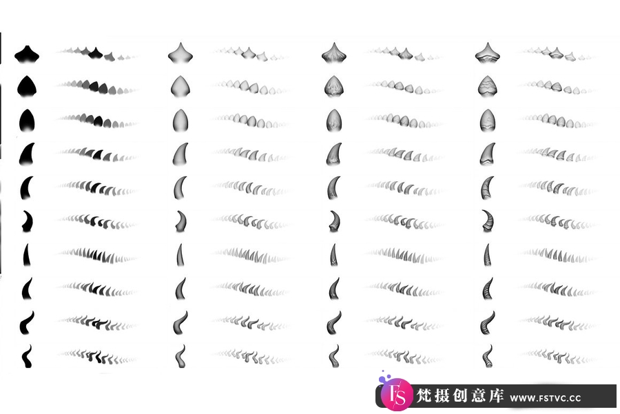 图片[12]-200多种龙的PS笔刷及60种爬行动物皮肤纹理无缝图案合集-梵摄创意库