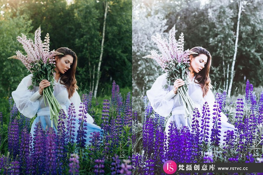 唯美薰衣草色调人像Lightroom预设 Lightroom Presets – Lavender