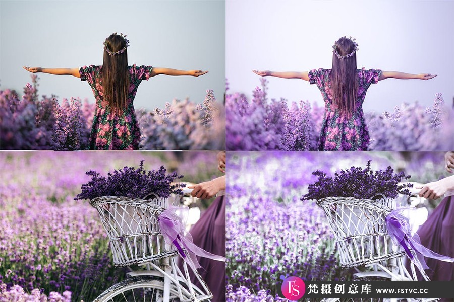 唯美薰衣草色调人像Lightroom预设 Lightroom Presets – Lavender