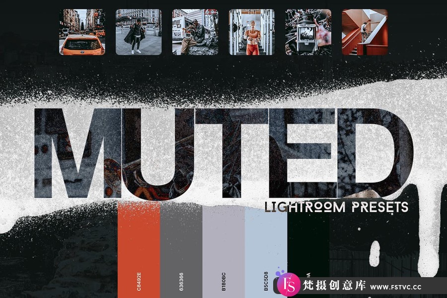 街拍蓝色和橙色时尚外观Lightroom预设 Muted Lightroom Presets