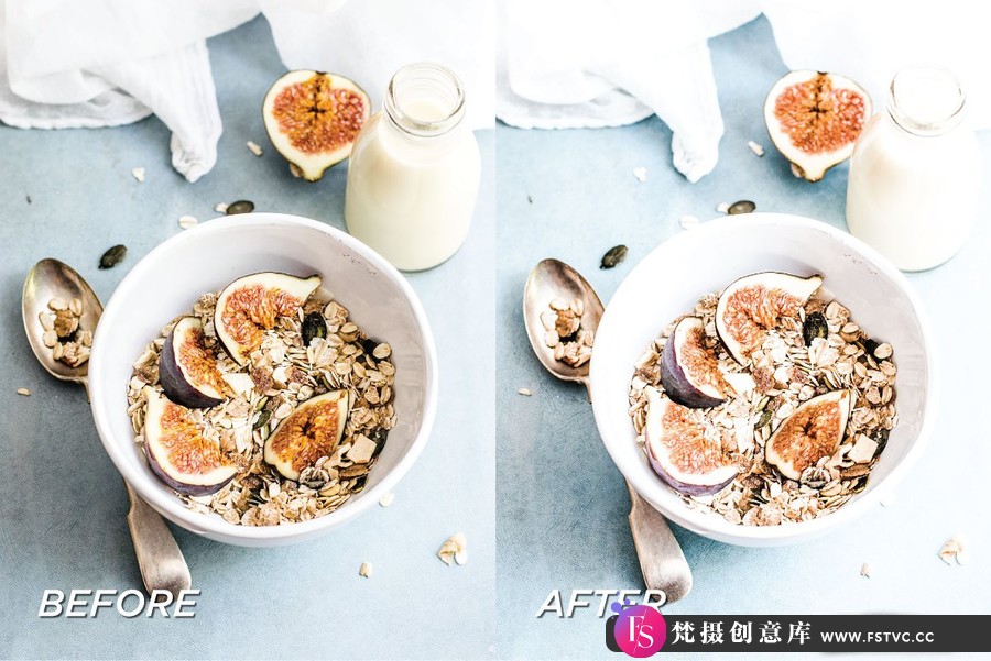 大师级清新明亮美食摄影Lightroom预设5 Bright Food Lightroom Presets