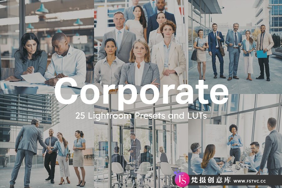 25个企业形象人像后期调色Lightroom 预设及宣传片视频LUT预设-梵摄创意库