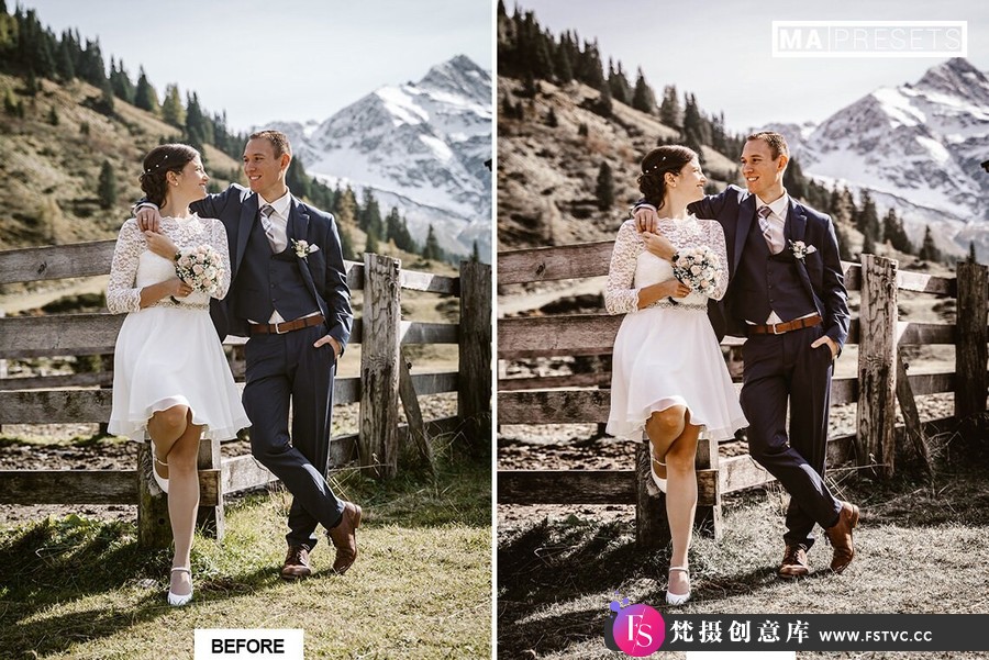 图片[6]-复古乡村婚礼电影人像Lightroom预设 RUSTIC WEDDING Lightroom Presets-梵摄创意库