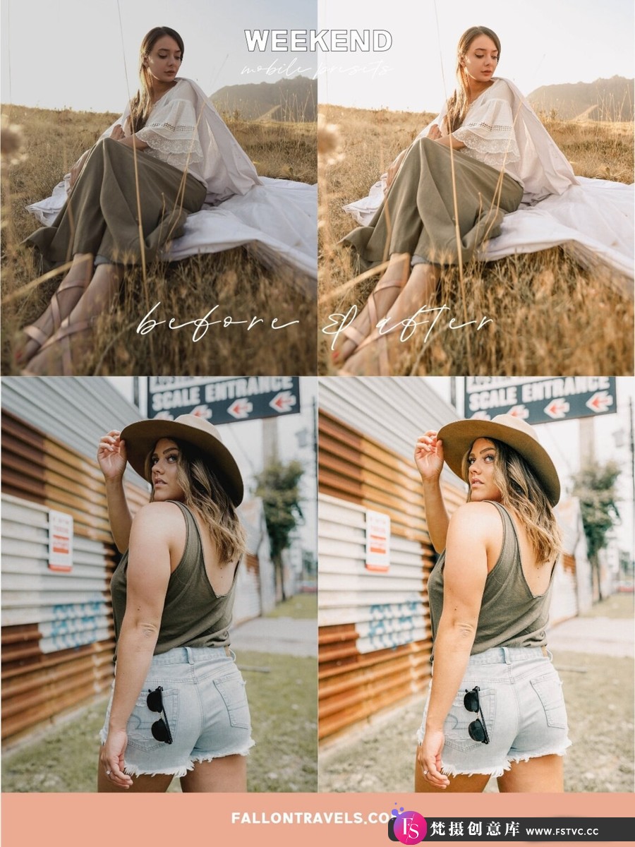 INS温暖轻盈清新色调人像Lightroom预设Warm Airy Lightroom Preset