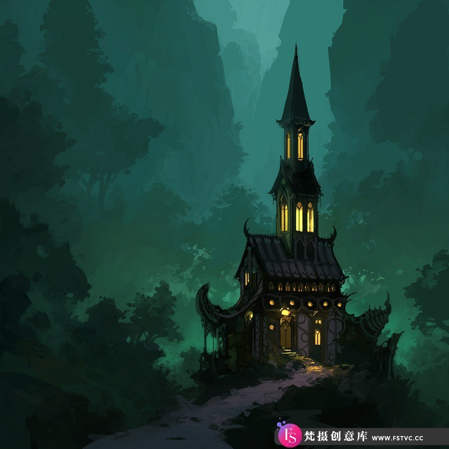 图片[3]-Andreas Rocha-概念艺术环境插画手绘教程第28期Illustration PacK 28-梵摄创意库