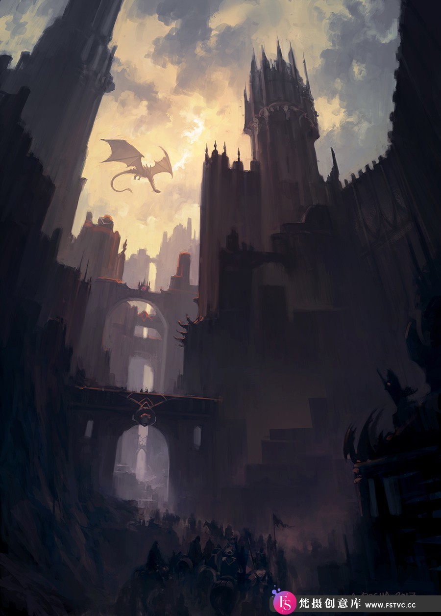 Andreas Rocha-概念艺术环境插画手绘教程第24期Illustration PacK 24