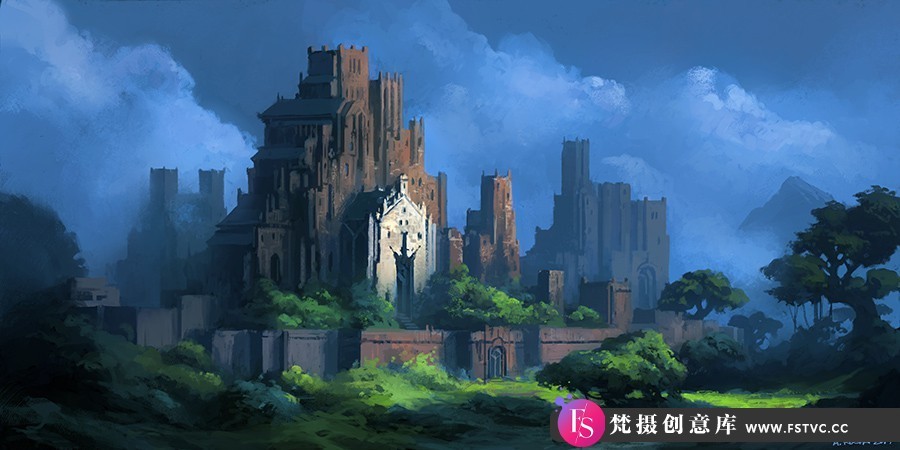 图片[3]-Andreas Rocha-概念艺术环境插画手绘教程第24期Illustration PacK 24-梵摄创意库