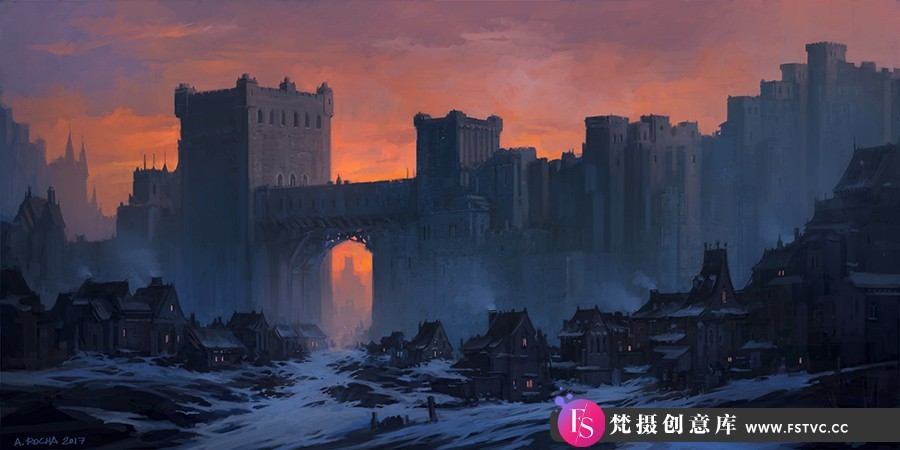 图片[4]-Andreas Rocha-概念艺术环境插画手绘教程第24期Illustration PacK 24-梵摄创意库