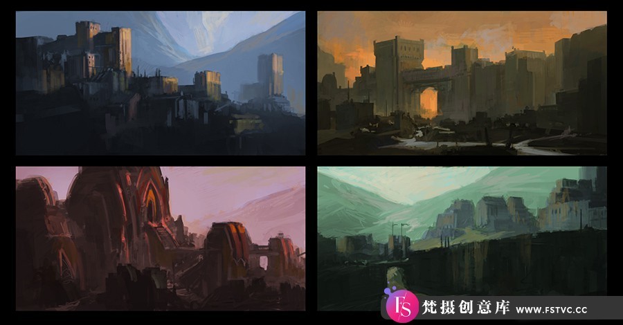 图片[6]-Andreas Rocha-概念艺术环境插画手绘教程第24期Illustration PacK 24-梵摄创意库