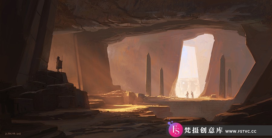 图片[3]-Andreas Rocha-概念艺术环境插画手绘教程第33期Illustration PacK 33-梵摄创意库