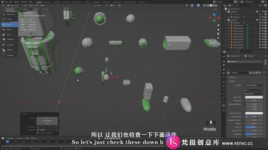 图片[3]-Blender初学者零基础核心完全入门视频教程-中英字幕-梵摄创意库