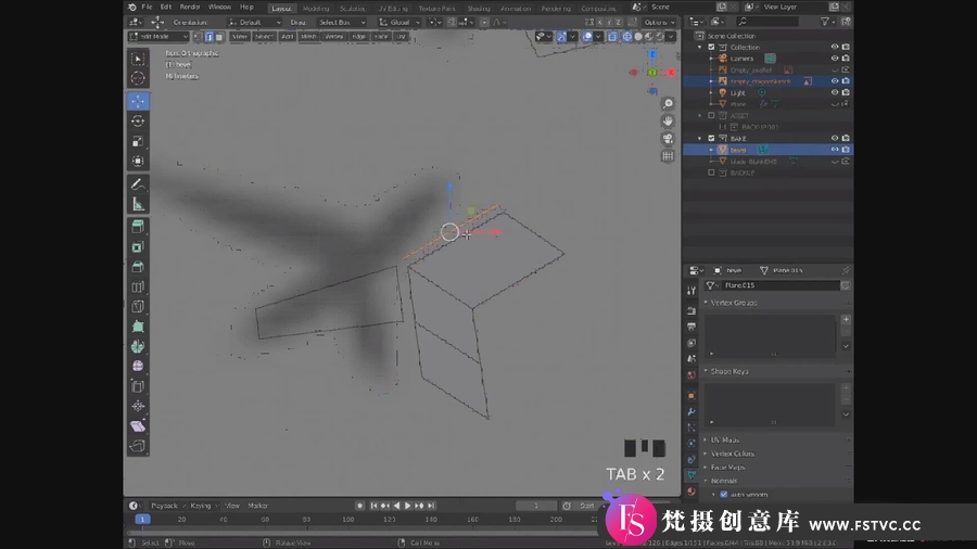 图片[3]-Blender多边形建模训练营系列之龙斧建模教程-人工翻译字幕-梵摄创意库