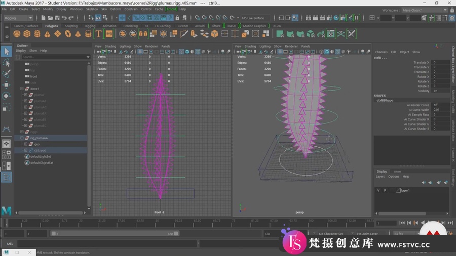 图片[3]-Maya教程-在Maya中三维角色建模动作绑定教程(中文字幕)-梵摄创意库