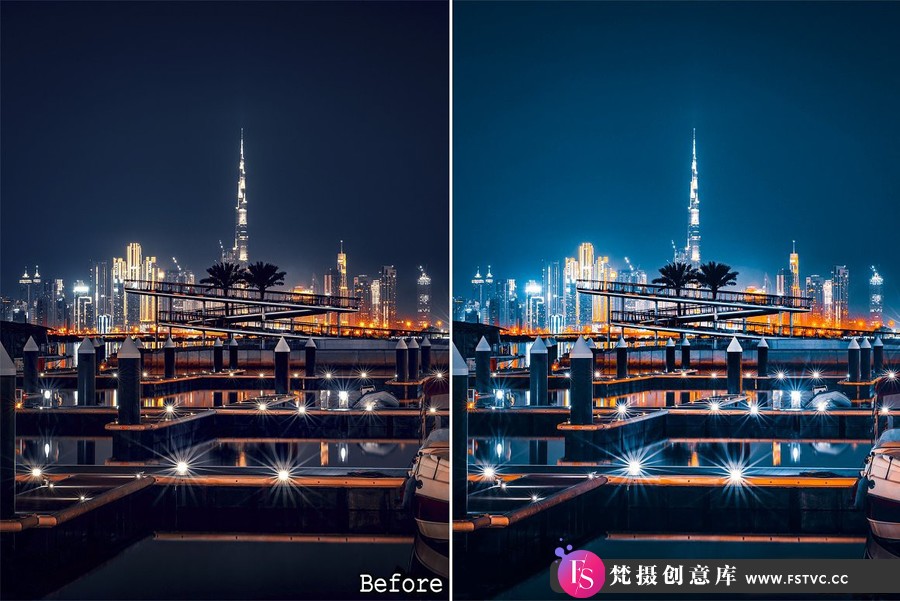 图片[6]-城市街拍霓虹电影风光后期调色LR预设Night Lights Lightroom presets-梵摄创意库