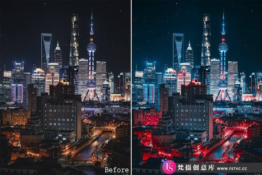 图片[9]-城市街拍霓虹电影风光后期调色LR预设Night Lights Lightroom presets-梵摄创意库