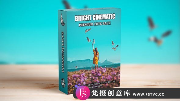 明亮自然电影调色LUT预设 Bright Nature Cinematic Film LUTs Pack-梵摄创意库