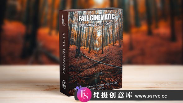 电影《忧郁的秋天》调色LUT预设Cinematic Moody Fall Autumn LUT-梵摄创意库