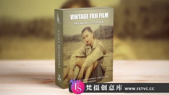 老式富士电影胶片调色LUT预设Vintage Old Fujifilm Look Cinematic LUTs-梵摄创意库