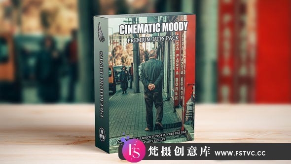 城市黑暗视频后期调色LUT预设包 Urban Moody Dark Cinematic LUTs-梵摄创意库