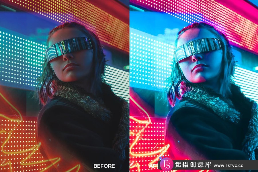 图片[2]-赛博朋克城市风光调色 Lightroom预设Cyberpunk Lightroom Presets-梵摄创意库