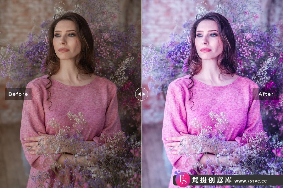 图片[4]-薰衣草色调人像后期Lightroom调色预设Charoite Pro Lightroom Presets-梵摄创意库