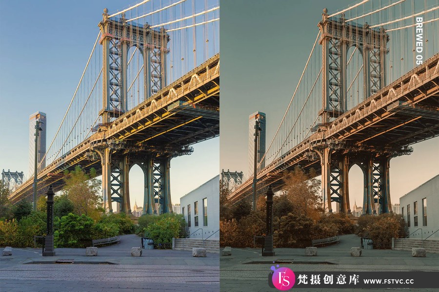 25个纽约城市风光摄影后期Lightroom调色预设及视频LUT调色预设-梵摄创意库